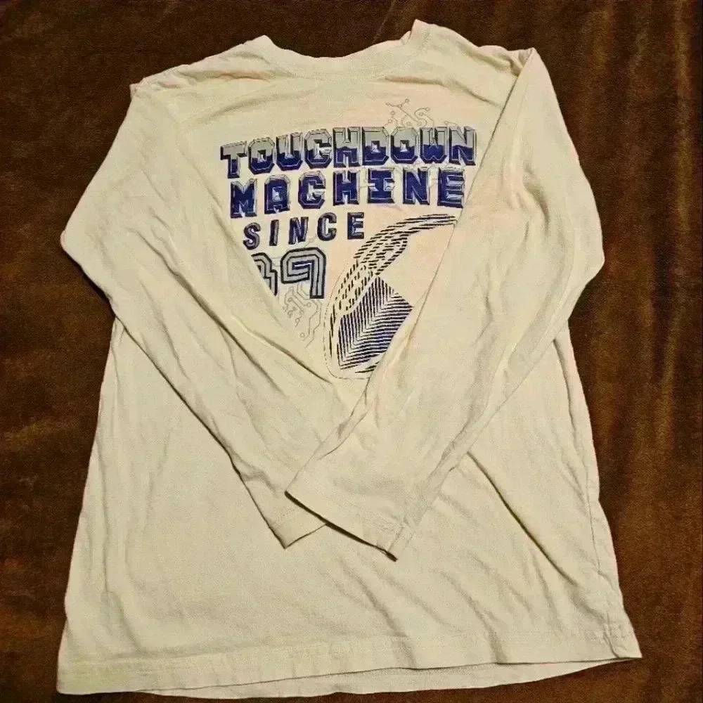 Childrens Place L 10/12  white cotton long sleeve t-shirt
